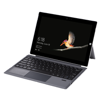 Clavier sans fil à commutateurs magnétiques pour Surface Pro 3/4/5/6/7, nouveau modèle pleine taille avec compatibilité souris tactile