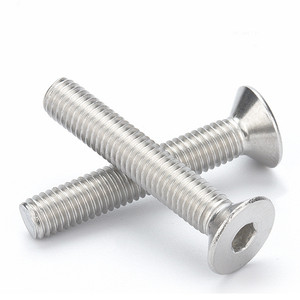 สกรูหัวหกเหลี่ยมแบบฝังหัวเรียบ DIN 7991 M2 - Product Image 2