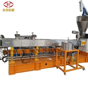 Pla Pbat Pva Pbs Pcl Granulator Machine Maïszetmeel Biologisch Afbreekbaar Tweelingschroefextruder Plastic Pellet Machine