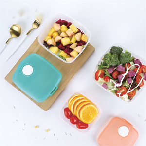 3 Piece Set Pp Plastic Food <b>Storage</b> <b>Containers</b> Rectangle Clip On Lid Microwaveable <b>For</b> <b>Kitchen</b> Refrigerator - Product Image 2