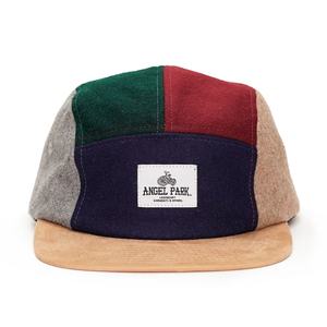 Gorras de Correr Personalizadas de 5 Paneles con Parche de Lana Tejida, Gorras de Colores sin Estructura - Product Image 2