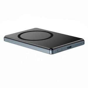 2024 banque de puissance magnétique UltraSlim populaire 5000mAh PD20W sans fil 15W banque de puissance magnétique en aluminium couleur personnalisée USB C Powerbank - Product Image 2