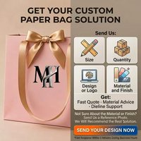Sac en papier de luxe personnalisé certifié FSC, avec logo imprimé, pour emballage cadeau de bijoux, cosmétiques et vente au détail en boutique – Offre rapide
