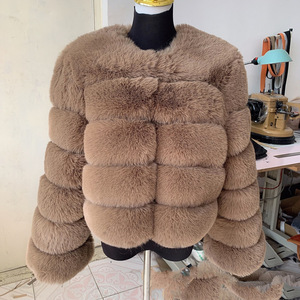 Poncho in Finta Pelliccia di Volpe per Donna, Nuovo Modello Autunno Inverno, Caldo e Casual, Patchwork Vintage, <span class=keywords><strong>Abbigliamento</strong></span> Femminile - Product Image 5