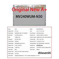 Layar LCD AIO 24" LVDS 30pin MV240WUM N10 N30 N40 N51 NX0 NX3 M240UW01 V0 V4 M240UW02 V2 M240UW04 V0 V1 LM240WU4 SLA1