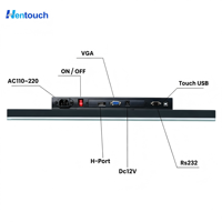 Monitor Táctil Industrial PCAP de 32 Pulgadas Full HD con Luz Halo LED RGB Controlable para Entretenimiento y Consolas de Juegos