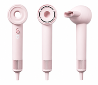 Sèche-cheveux ionique haute vitesse 110 000 tr/min pour salon, vente en gros OEM, avec boîte cadeau, embout magnétique, diffuseur, ions négatifs, air froid et chaud, 1600W