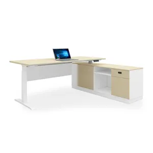 Tavolo moderno NOEL per ufficio direzionale con scrivania regolabile in altezza per Computer