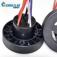Base d'interface de contrôleur d'éclairage intelligent DREAM intégrée avec prise NEMA 7 broches pour éclairage LED de poteaux hauts et de parkings IP66