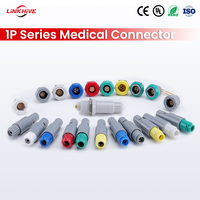 Connecteur médical auto-bloquant Push-Pull à prise fixe PAG PLG à branchement rapide série P personnalisée 1P 6A PC IP50 compatible