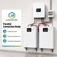 Batterie de stockage d'énergie domestique murale LiFePO4 48V 180Ah 8.64kWh, solaire hors réseau, CAN RS485 OEM ODM