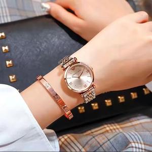 Drioshipping Montre-bracelet analogique de luxe pour femmes 3ATM Montres à quartz résistantes à l'eau Boîte d'affaires lumineuse en acier inoxydable - Product Image 4