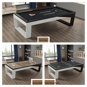 Mesa <span class=keywords><strong>de</strong></span> Billar <span class=keywords><strong>de</strong></span> Madera Maciza Personalizada con Tapa <span class=keywords><strong>de</strong></span> Pizarra Natural y Kit Completo <span class=keywords><strong>de</strong></span> Accesorios para Sala <span class=keywords><strong>de</strong></span> Juegos Familiar - Product Image 3