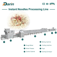 Ligne de production industrielle automatique de nouilles instantanées, capacité de 600 kg/h, machine à fabriquer des nouilles instantanées frites, SUS304
