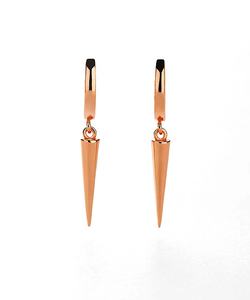 Wholesale <b>Fine</b> Jewelry 2024 18k Gold Plated 925 Sterling Silver Statement Spike <b>Hoop</b> <b>Earrings</b> - Product Image 6