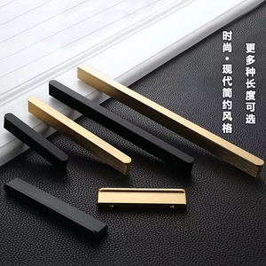 T Type Round Head Cabinet Handle Gold <b>Black</b> Gray Aluminum Alloy 1M Wardrobe <b>Door</b> Handle Safe Anti Scratch - Product Image 1