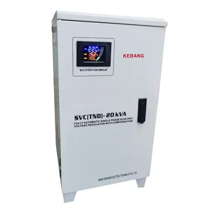 20kva Régulateur de tension automatique Accueil Facteur de puissance élevé Statique Svc Statique Stabilisateur de tension Prix