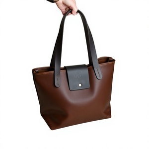 Fashionable Premium Quality Girls' Vintage Leather Clutch Zipper Closure Lightweight Large Capacity Water Resistant Dual - Product Image 2