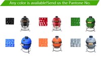 AUPLEX Pearl Glazing Restaurant Céramique Cuisine Extérieure Green Grill Barbecue 13 pouces Charcoal Kamado Bbq Grill