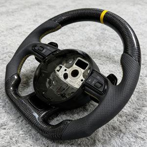 Volant en fibre de carbone personnalisé haut de gamme pour Audi A1 A3 A4 A5 A6 B8 B9 <span class=keywords><strong>C6</strong></span> C7 Q3 Q5 Q7 S3 S4 S5 S6 S7 RS3 RS4 RS5 <span class=keywords><strong>RS6</strong></span> - Product Image 2