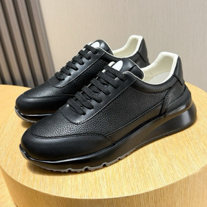Chaussures décontractées pour hommes en cuir véritable de qualité supérieure, respirantes et confortables, baskets multifonctionnelles basses pour l'extérieur - Product Image 4