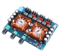 TDA7498E Carte d'amplificateur de puissance numérique pour basses lourdes Carte d'amplificateur audio sans fil pour modules de pilote d'alimentation sonore pour basses lourdes