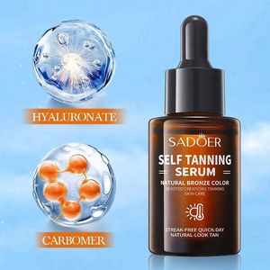 Huile scintillante pour le corps Sadoer, hydratant personnalisé, marque privée, huile d'essence bronzante naturelle pour le visage et le corps entier, ingrédients véganes - Product Image 4