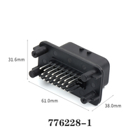 Kit de connecteurs ECU automobile Tyco AMPseal 23 broches/voies, prise AMP 770680-1, prise PCB 776228-1/776087-1 pour TE Connectivity
