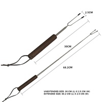 Kabob 꼬치 금속 스테인레스 스틸 바베큐 꼬치 재사용 가능한 그릴 꼬치 세트 고기 새우 치킨 야채 포크