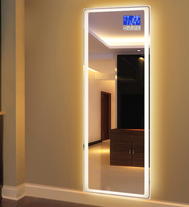 Espejo de pared moderno de cuerpo entero con Vestidor de suelo Decoración elegante para comedor - Product Image 4