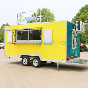 Honlu आपूर्तिकर्ता अनुकूलन योग्य पूरी तरह से सुसज्जित स्टेनलेस स्टील फूड ट्रक बीबीसी गर्म कुत्तों हैमबर्गर फ्रेंच फ्राइज़ खुदरा कैंडी चिप्स - Product Image 4