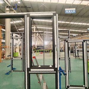 Fenêtres à battants modernes en alliage d'aluminium sur mesure avec double vitrage trempé, insonorisées, étanches, dotées d'un design à persiennes pour chambre à coucher - Product Image 3