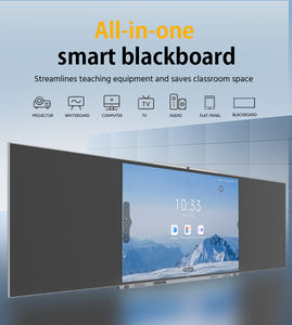 Tablero inteligente interactivo de la marca Amdox, <span class=keywords><strong>pizarra</strong></span> Nano de proyección 4K Android 13, equipo educativo de panel plano táctil de 40 puntos - Product Image 4