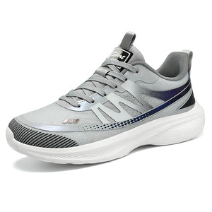 Chaussures de course en maille pour hommes, respirantes, sans odeur de pied, style décontracté pour couple, légères, semelle intermédiaire en EVA, bout rond, été - Product Image 5