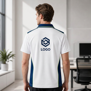 <b>Men's</b> White Polyester Jersey <b>for</b> <b>Shirt</b> Blue Green Trim Breathable Sporty Front <b>for</b> Teamwear Practice Matches Made Bangladesh - Product Image 6
