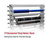 Présentoir de rouleau de tapis en métal moderne personnalisé présentoir de rouleau PPF support de support de stockage fenêtre teinte vinyle film produit pour voiture