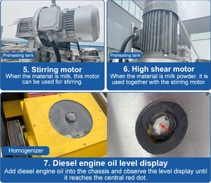 آلة صنع الزبادي التجارية / آلة صنع الزبادي الصناعية / آلة تعبئة الزبادي - Product Image 4