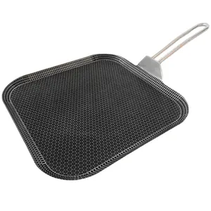 PFOA Free Honeycomb Whiteford Coating Tri-Ply Stainless Steel Non Stick Square Crepe Flat Grill Griddle Pan