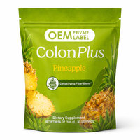 OEM ODM Complément Alimentaire en Poudre Nettoyant Intestinal Probiotique à base de Fibres de Psyllium, de Pépins de Psyllium, de Fibres de Betterave et de Cerise Amère pour Adultes