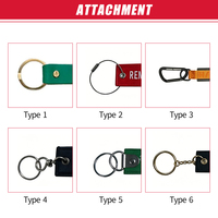 Porte-clés personnalisé avec broderie de logo, porte-clés en tissu sur mesure, vente en gros de porte-clés pour cadeaux de vol, étiquettes de bagage