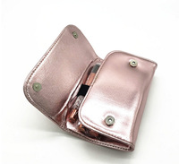 Ensemble de pinceaux de maquillage professionnels de haute qualité en poils de chèvre vegan avec manche en diamant BS10A, ensemble de 10 pinceaux de maquillage luxueux avec sac