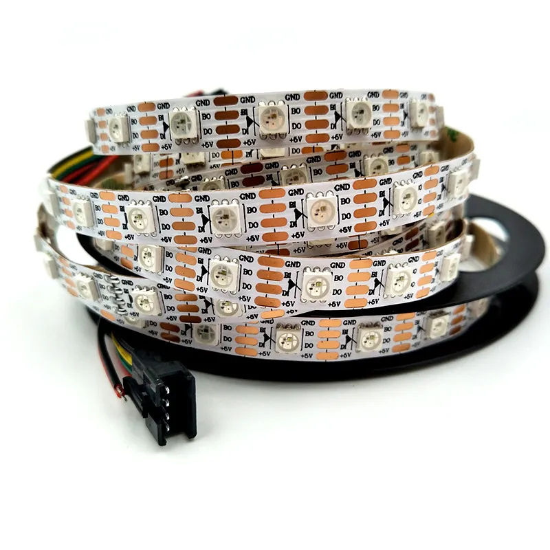 Ws2813 Droom Kleur Led Strip Light 60-leds Afstandsbediening 10W Power Ip65 Ip65 Ip67 Ip20 Ip54 Rated 5V Input Verlichting Circuits Ontwerp