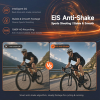 Casque audio sans fil à conduction osseuse AI Sport avec caméra 800W pour l'enregistrement vidéo, la course et les sports