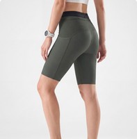 Shorts de sport moulants pour femmes, personnalisables avec logo, en nylon et élasthanne, séchage rapide, pour la gym, l'entraînement et la course à compression