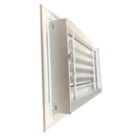 Diffuseur d'air rond en alliage d'aluminium pour plafond avec amortisseur de contrôle du volume d'air