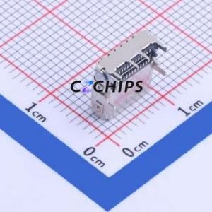 UT12113-11601-7H USB Connector SMD Connector ( Connector Type: Type-C )( Gender: Female )( Mounting Type: Horizontal Mount ) - Product Image 2
