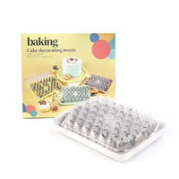 Bestseller 430 Ensemble de 55 douilles à pâtisserie, coffret cadeau haut de gamme, douilles à pâtisserie pour biscuits, douilles à pâtisserie pour gâteaux, douilles à pâtisserie pour crème DIY