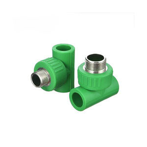 وصلة كوع بلاستيكية <span class=keywords><strong>PPR</strong></span> خضراء بحجم كامل 25 مم مع شفة، مواد السباكة البلاستيكية <span class=keywords><strong>PPR</strong></span>، توريد مباشر من المصنع - Product Image 6