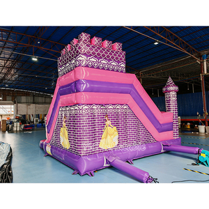 Công Chúa Thương Mại Nhà Bị Trả Lại Màu Hồng Lâu Đài Inflatable Nhà <span class=keywords><strong>Bouncy</strong></span> Với Trượt Lâu Đài <span class=keywords><strong>Bouncy</strong></span> Trẻ Em Nhảy Lâu Đài Cho Trẻ Em - Product Image 5