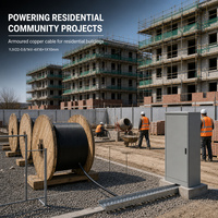 Câbles électriques en cuivre à 5 conducteurs pour la construction électrique, norme GB privilégiée, directement de l'usine 4x16+1x10